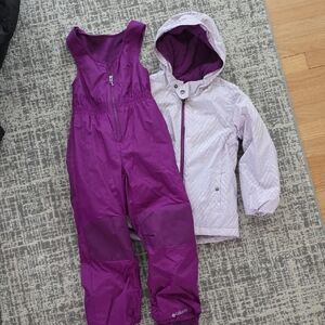Columbia Purple and Lavender Snowsuit Set